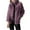 Purple, variant on Fleece Coats for Women Winter Warm Teddy Fleece Jackets Soft Fluffy Coat Overcoat Cardigan Full Zip Casual Loose Comfy Ladies Jumper Tops Size S-3XL