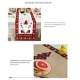 thumbnail image 3 of Christmas Gnome Table Runner Dwarf Striped Cotton And Linen Tablecloth Christmas Decoration For Dining Table And Coffee Table, 3 of 7