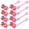 thumbnail image 4 of WHAMVOX Silicone Straw Covers for Protecting Reusable Straws Cute Pink Cartoon Animal Toppers 8 Pieces, 4 of 8