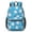 Baseballs and Stars, variant on Baseballs Only Blue Pattern 17" School Backpacks for Teens,Waterproof Oxford Fabric,S-Shape Padded Straps for School,Travel,Hiking,Camping