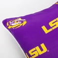 thumbnail image 4 of LSU Tigers College Covers Indoor or Outdoor Decorative Pillow 16 in x 16 in, 4 of 6