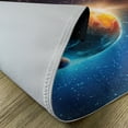 thumbnail image 5 of Ambesonne Space Place Mats Set of 4, Planet Earth Sun Rays, Standard Size, Red Blue, 5 of 6
