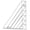 white, variant on Ulxkmt Black Iron Triangle Wall Mounted Floating Magazine Rack Storage Shelf 1Pc
