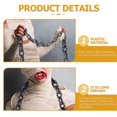 thumbnail image 4 of Plastic Chain Halloween Party Decoration Cosplay Costume Prop 1 Meter Long, 4 of 4
