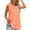 Orange, variant on Womens Tank Tops Summer Pleated Crew Neck Sleeveless Tops For Women Ruched Loose 2xl Tops Women Shirt Women Sleeveless Pajamas Women Dressy Cardigan Women Beach Women Top Shirts Women Loose Workout