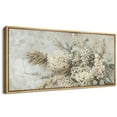thumbnail image 3 of IDEA4WALL Extra Large Framed Canvas Print Wall Art Rustic Floral Bouquet Classic Art Vintage Farmhouse Flowers Art Wall Decor Oversized Artwork Relax/Calm for Living Room - 60"x30", 3 of 5