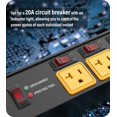 thumbnail image 4 of Protector contra sobretensiones Power Strip CCCEI de alta resistencia, 20 A, 4 enchufes, 4 of 7