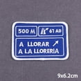 thumbnail image 3 of Parche negro con placa para planchar, parches para ropa, apliques de bordado DIY, parche Fusible, pegatinas de planchado DIY, insignia, 3 of 4