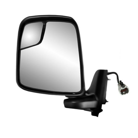 Swing Away Tire System - 68112N - Fit System Driver Side Mirror for 13-18 Nissan NV 200, black, spot Mirror, swing away, Heated Power