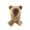 Khaki, variant on lnmuld Solid Kids Bear Ear Plush Hat Scarf Integrated Tie Neck Warm Winter Headwear for Boys Girls Brown,12-24 Months