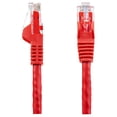 thumbnail image 6 of StarTech 6ft CAT6 Ethernet Cable - Red CAT 6 Gigabit Ethernet Wire -250Mhz 100W PoE RJ45 UTP Network Patch Cord Snagless with Strain Relief (N6PATCH6RD), 6 of 13