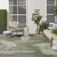 thumbnail image 3 of Nourison Garden Oasis Tropical Green Ivory 8' x 10' Area Rug (8x10), 3 of 9