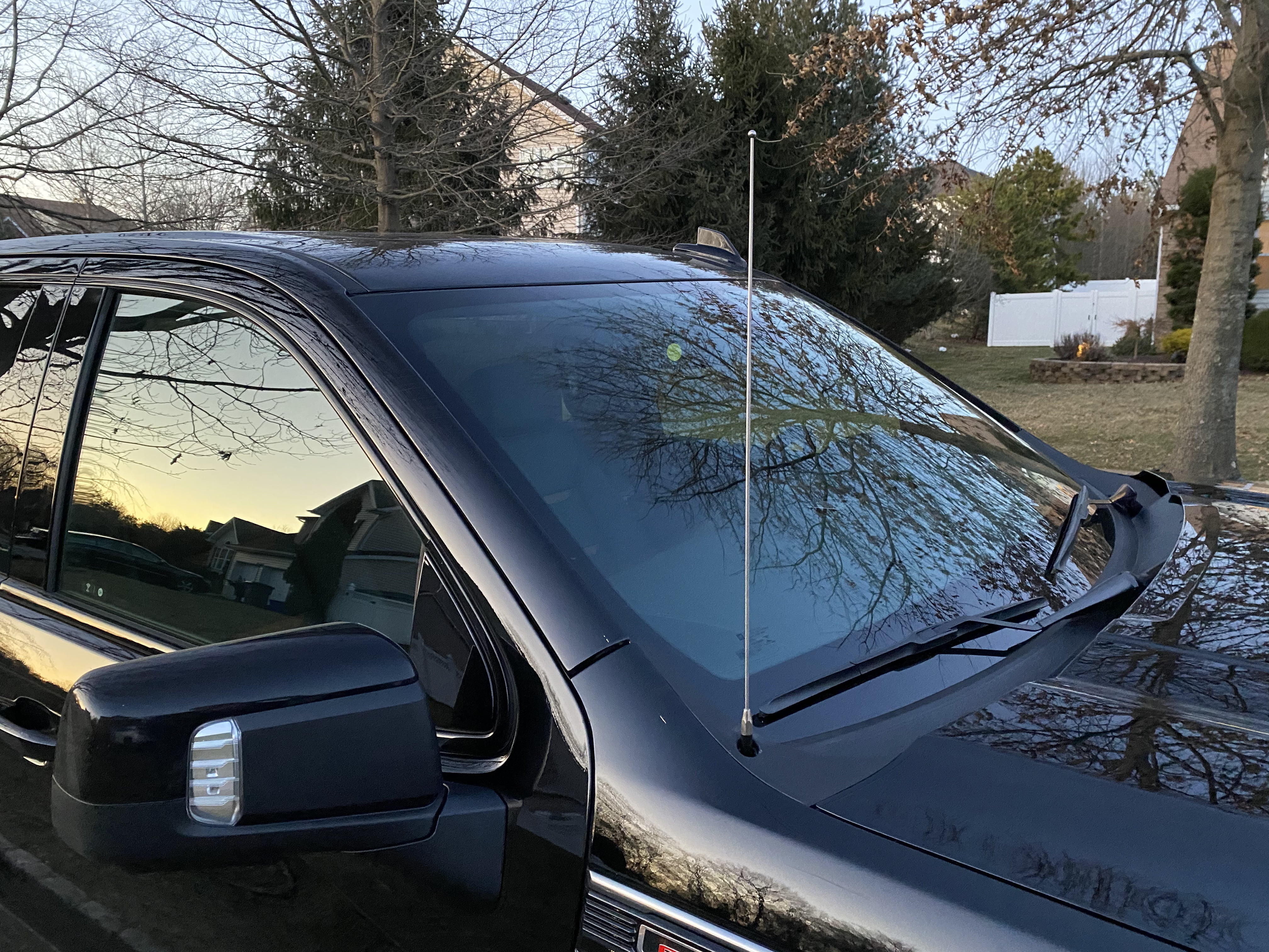 16" Antenna Mast Black Power Radio AM/FM For CHEVY SILVERADO