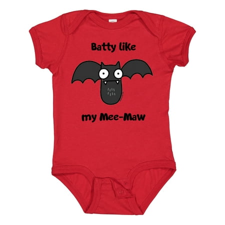 

Inktastic Batty Like My Mee-Maw Gift Baby Boy or Baby Girl Bodysuit