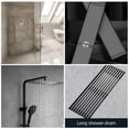thumbnail image 4 of Linear Shower Drain 12 Inch with Hair Strainer Patent Smell, 4 of 8