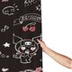 thumbnail image 3 of Cortina de ducha Kuromi con diseño de dibujos animados, cortinas de ducha para baño con 12 ganchos, impermeable, lavable, poliéster, juego de decoración para el baño, 60 x 72 pulgadas, hierro, 3 of 8