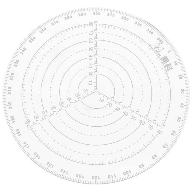 Miangastore Center Finder Circle Ruler Drawing Circle Tool Circle Template Drafting Tool Size S