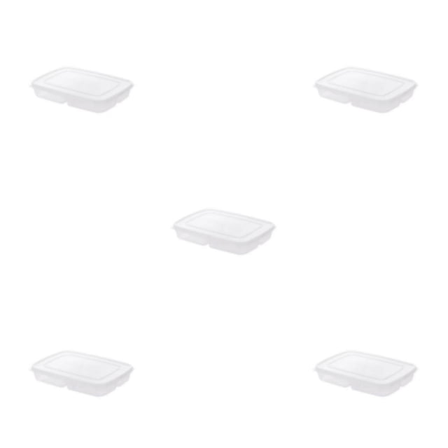 Transemion 1/2/3/5 Conteneurs de Stockage pour Réfrigérateur pour Viande Froide - Boîte de Rangement Grand et Durable Conteneur de Viande Froide 5 Pcs