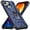 Blue, variant on For Apple iPhone 14 Plus (6.7") Unique Ring Stand Hybrid Full-Body Rugged TPU Corners Shock-Absorbing Kickstand Cover ,Xpm Phone Case [ Black ]