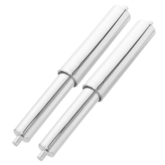 KALLORY 2Pcs Easy Use Silver Toilet Paper Roller Holder for Bathroom Accessories