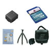 Panasonic HDC-SDT750 3D Camcorder Accessory Kit includes: SDVWVBG130 Battery, KSD2GB Memory Card, SDC-27 Case, ZELCKSG Care & Cleaning, GP-22 Tripod