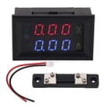 thumbnail image 2 of Digital Voltmeter Ammeter, Voltage Current Meter Ammeter Volt Tester Amp Detector LED Amperage Monitor Gauge DC0-100V, 2 of 8