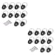 thumbnail image 1 of Sidaley 10 piezas de amarre para Kayak de pesca, anillos de amarre, piezas de barco, gancho ovalado Gancho ovalado 2piezas Sidaley CBP214555, 1 of 6
