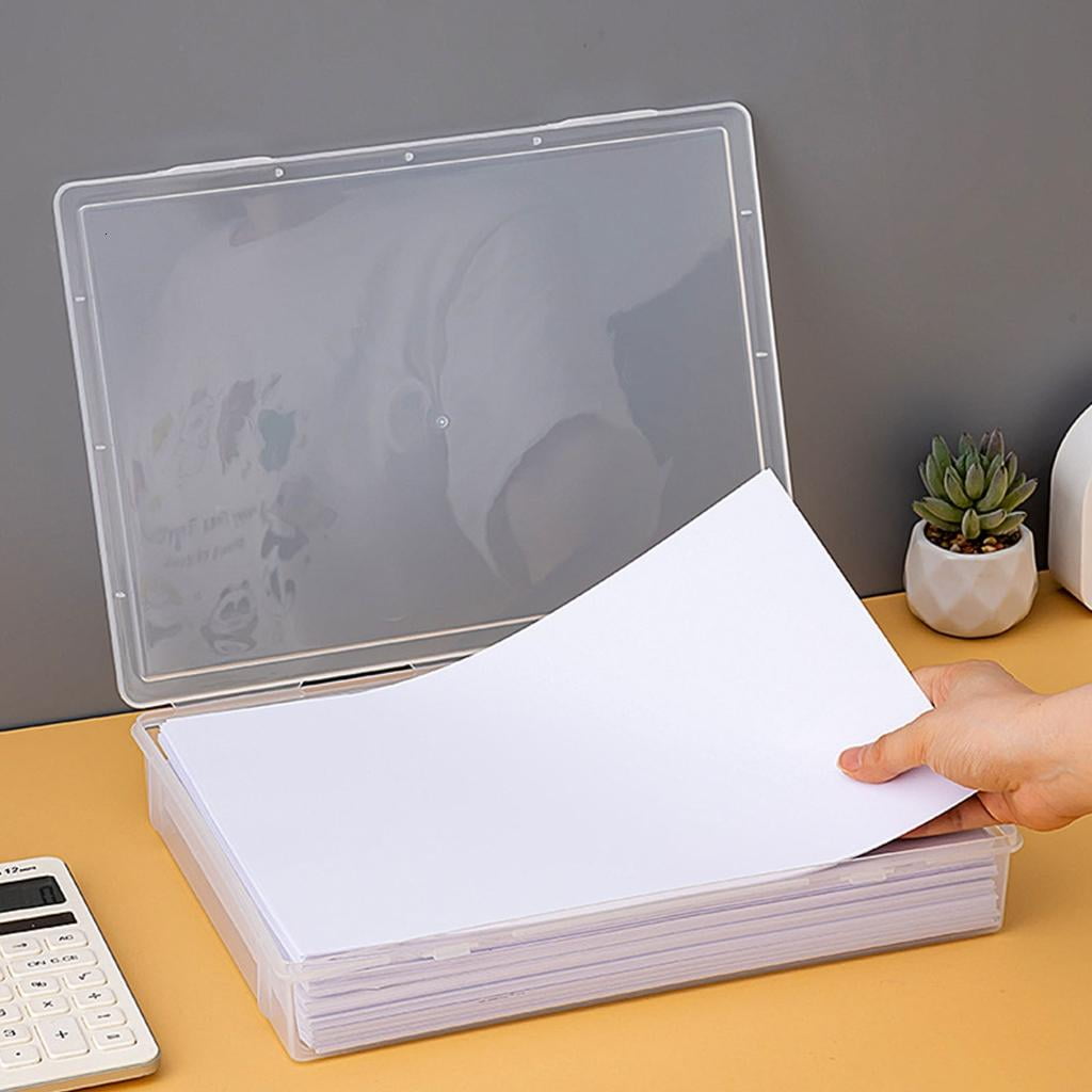 Giaone Clear Storage Container for Photos and Scrapbooking Materials Document Holder