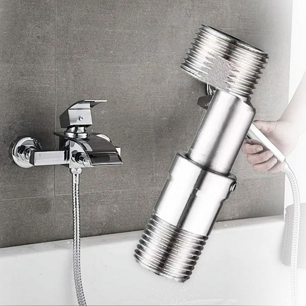 Boquilla de ducha termostática extensible, diseño excéntrico, fácil instalación, para baño, mejora la experiencia de ducha, acabado cromado, compatibilidad universal, sistema de ducha inteligente