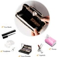 thumbnail image 4 of Rhinestone Flower Evening Bag for Women Sparkly Sequin Purse Crystal Clutch Bag Bridal Wedding Handbag Shoulder Bag, 4 of 5