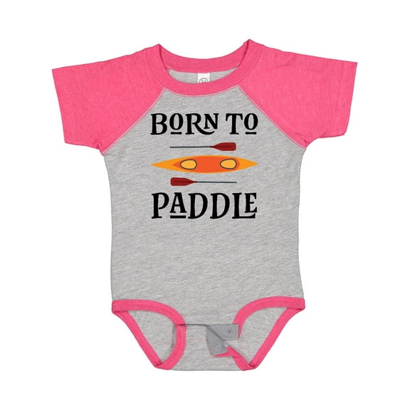 Inktastic Kayaking Born to Paddle Kayak Boys or Girls Baby Bodysuit