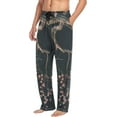 thumbnail image 5 of Beautiful Tree Flowers Ghost Pajama Pants, Men's Lounge Pants Light with Drawstring and Pockets, Christmas New Year Birthday Father's Day Gifts, Medium, 5 of 7