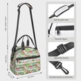 thumbnail image 2 of Disketp Tropical Flamingo Lonchera Térmica para Mujer y Hombre, Bolsa de Almuerzo Reutilizable e Impermeable para Trabajo, Viajes y Picnic, 2 of 7