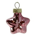 thumbnail image 4 of 1.5 Inch Heart, Pinecone & Star Pink Glass Christmas Ornaments 12 Piece Set, 4 of 8