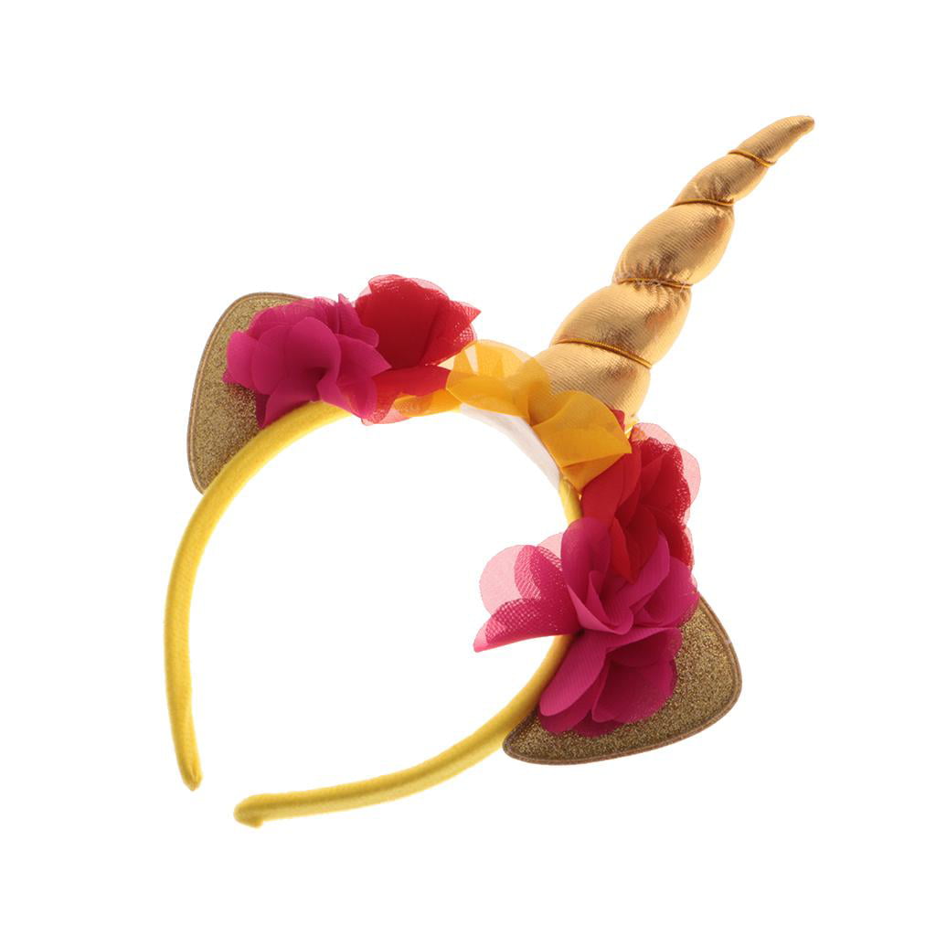 Unicorn Horn and Ears Alice-band STAG HEN PARTY FANCY DRESS Accessories 