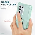 thumbnail image 3 of SaniMore for Samsung Galaxy S22 Ultra Magnetic Case, Rugged PC & TPU Bumpers with Car Mount & Ring Kickstand Heavy Duty Full Body Protective Case for Samsung S22 Ultra Women Men, Green, 3 of 8
