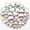 White AB, variant on 50PCS Rhinestones Beads, Metal Flatback Gold Prong Setting Sewing Claw Glass Rhinestone, Mixed Shapes Crystals Glass Beads Jewelry Crafts Clothes Shoes Belt Dress Decorations,White AB