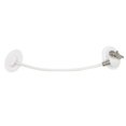 thumbnail image 3 of Cerradura de seguridad para niños, Cerradura de puerta de refrigerador, Cerradura de seguridad con cable de 17 cm para ventanas, refrigeradores, puertas, baños, cajones, gabinetes (blanco), 3 of 3