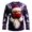 00-Dark Purple1302, variant on XIAOCHA Men's Crew Neck Sweatshirt Long Sleeve Santa Graphic Print Holiday Pullover Top, Light Green, Sizes S