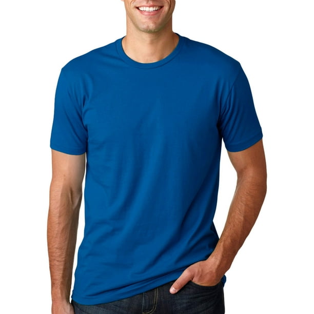 Next Level Apparel Men’s Tear Away Label T-Shirt, Cool Blue, 3X, Style ...