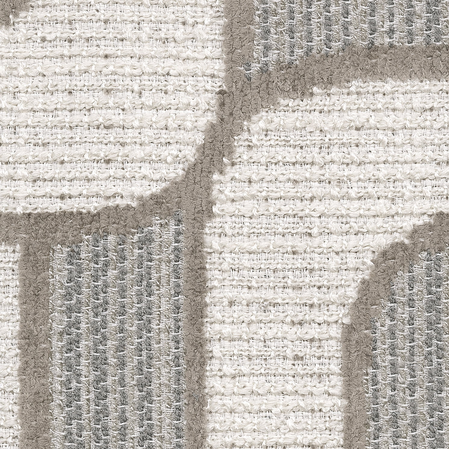Roundhill Furniture Elaris Contemporary Flared Arm Sofa with Soft Chenille Upholstery, Taupe