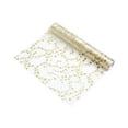 thumbnail image 3 of Fancyes Christmas Table Runner Kitchen Dining Table Decoration Rectangle Table Centerpiece Tablecloth for Indoor Outdoor Party Favors Gold 28cmx3Y, 3 of 8