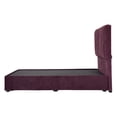 thumbnail image 3 of Recámara King Size Kami Morado con Cabecera + Box Base Cama, 3 of 8