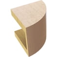 thumbnail image 6 of 5"W x 5"D x 5"H Wide Durham Rough Cedar Woodgrain TimberThane Corbel, Primed Tan, 6 of 6