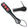 thumbnail image 3 of Horse Crop PU Leather Soft Handle Pleasure Training Riding Paddle with Non-slip Riding Paddle Outside Game Play Reusable Racing Horses Training Practice Tools, 3 of 6
