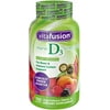 Vitafusion Vitamin D3, 50mg, Peach, Berry flawors, Blackberry, Strawberry, 150 Count