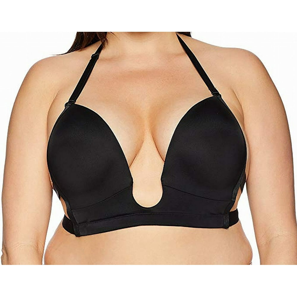 Maidenform Womens Deep Plunge Bras Halter Open Back 11