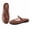Coffee, variant on Women's Jelly Mesh Sandals Slip On Slides Closed Round Toe Design, Waterproof Summer Beach Shoes for Women
