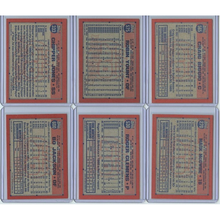 ゲームセンター・ゲームカード topps 40 years of baseball cards 1991 topps 40 years of baseball cards 1991 lot top value cards