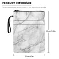 thumbnail image 7 of HELLHERO Book Organizer Bag Book Carrying Case Zipper Book Storage Bag Handle with Protector Wrap Bag 11.42 x 8.66 Inch, 7 of 7